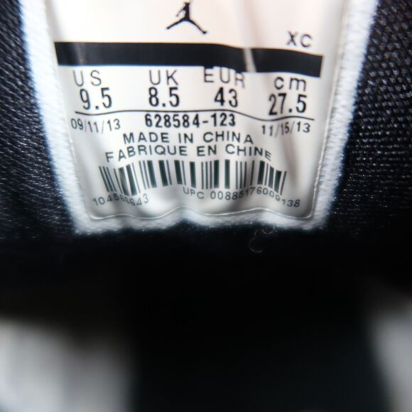 Nike Air Jordan 1 Sneakers Mens 9.5 Flight Strap 23 High Top Retro Trainer White - Picture 13 of 14